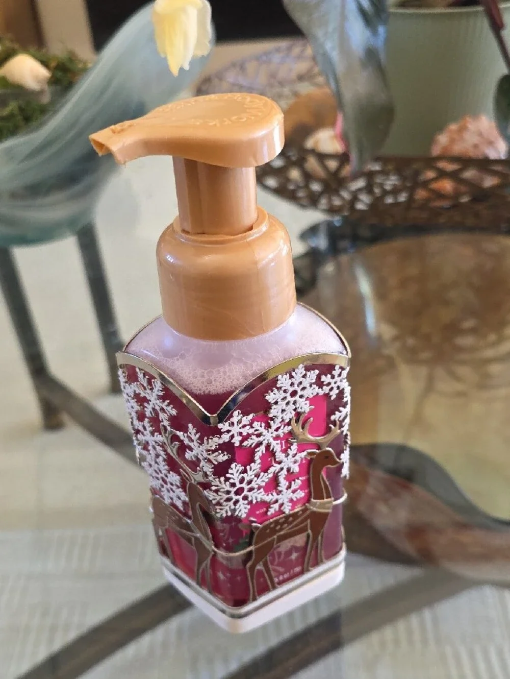 Bath and Body Works Christmas Holiday Santa Sleigh Foaming Soap Holder New - Picture 4 of 6